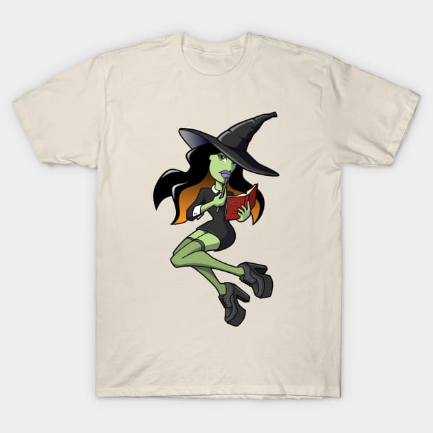 Spellbound Witch T-Shirt by s2pidpictures